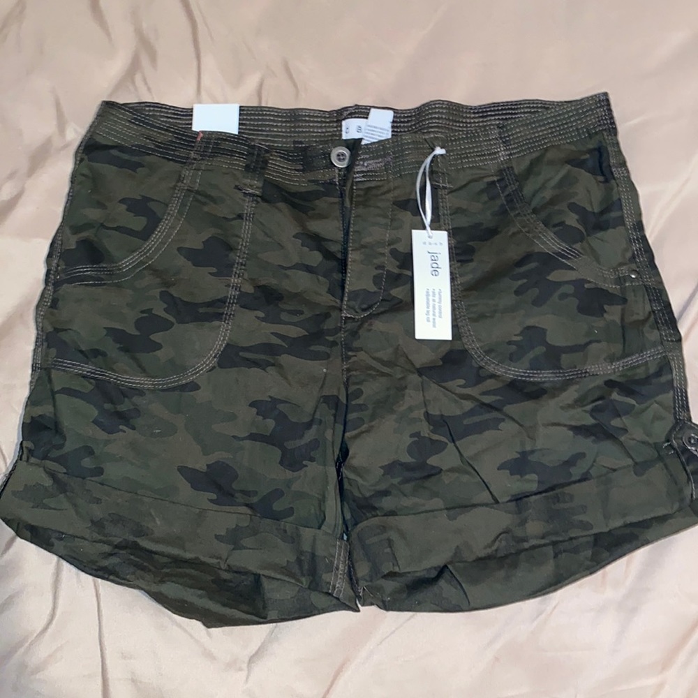 Camo shorts. Size 14. New with tags.